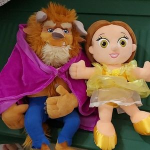 Disney Beauty and the Beast Plush Set